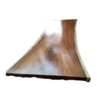 Massive Single Solid Live Edge Suar Wood Slab for Custom Dining Tables