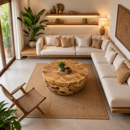 Bavara teak root coffee table by Indonesian furniture manufacturer