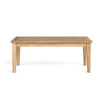 Romo Solid Teak Rectangular Coffee Table with Slatted Top