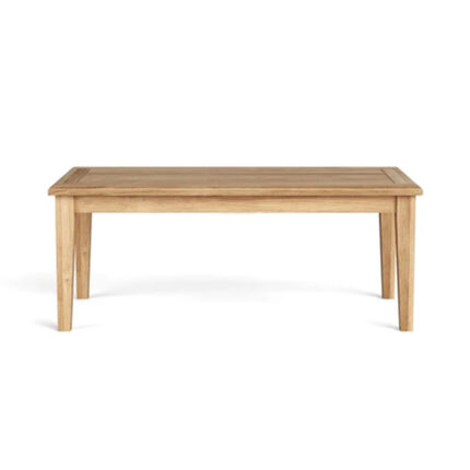 Romo Solid Teak Rectangular Coffee Table with Slatted Top