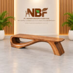 Suar Wood Continuum Bench handcrafted by Niwara Bisoepo Furniture in Jepara Indonesia