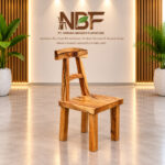 Tavero Suar Wood Dining Chair displayed in the NBF furniture studio