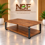 Teak Forge Coffee Table handcrafted in Jepara Indonesia by NBF